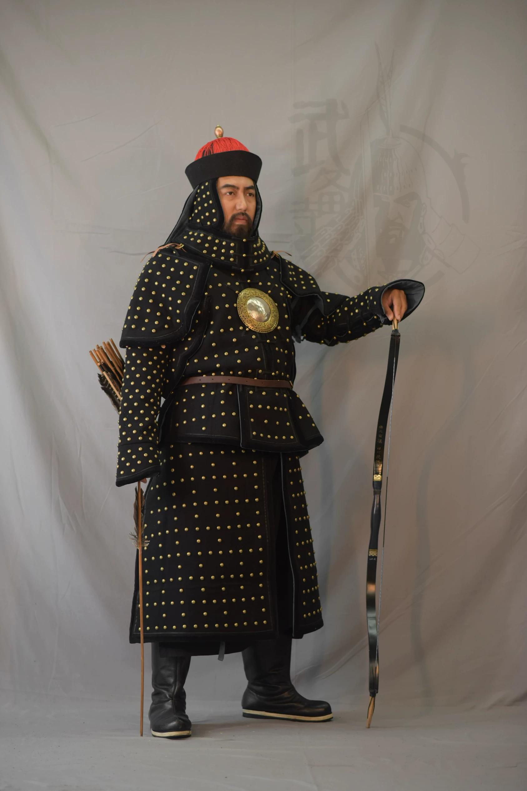 Museum Qing Huai Army armor Qing Green Standard officer armor Qing cotton armor - Image 3