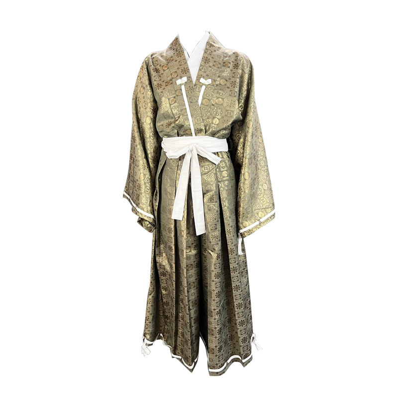 Samurai Armor Suit with Straight Down Style, Japanese Film Prop Replica, Wooden Box Packaging - Image 5