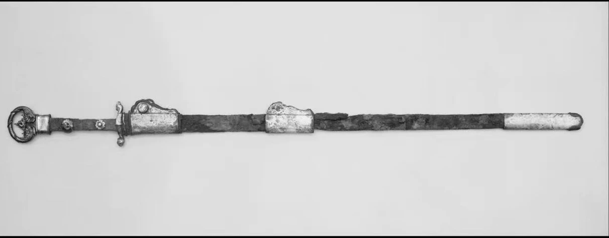 Tang sheathed ring-pommel sword restored prop Tang horizontal saber prop restored Tang sword sheathed ring-pommel sword - Image 5