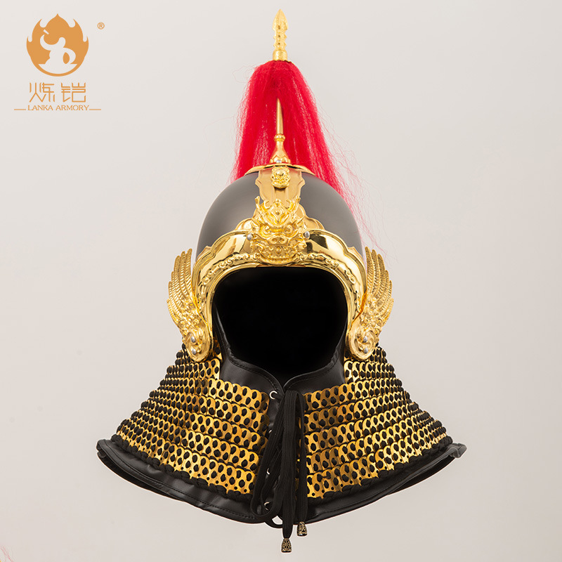 Phoenix Wing Helmet Metal Armor Prop Wearable Song and Ming Dynasty-inspired Film Costume Hat - Image 5