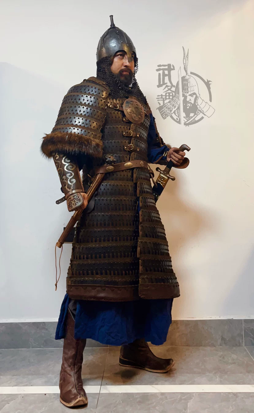 Mongol hoop iron armor Mongol armor Mongol armor Mongol iron armor Mongol-Yuan armor hoop / ring - Image 2