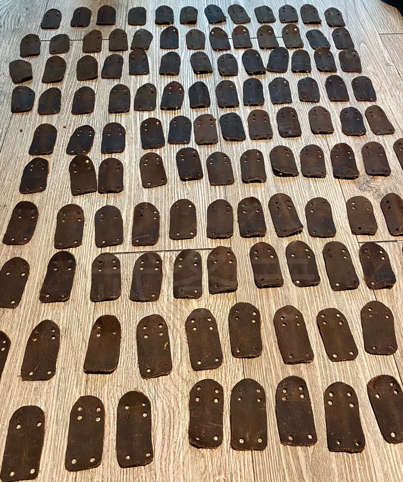Cowhide lamellar edging lamellar armor cowhide lamellar edging edging / binding - Image 4