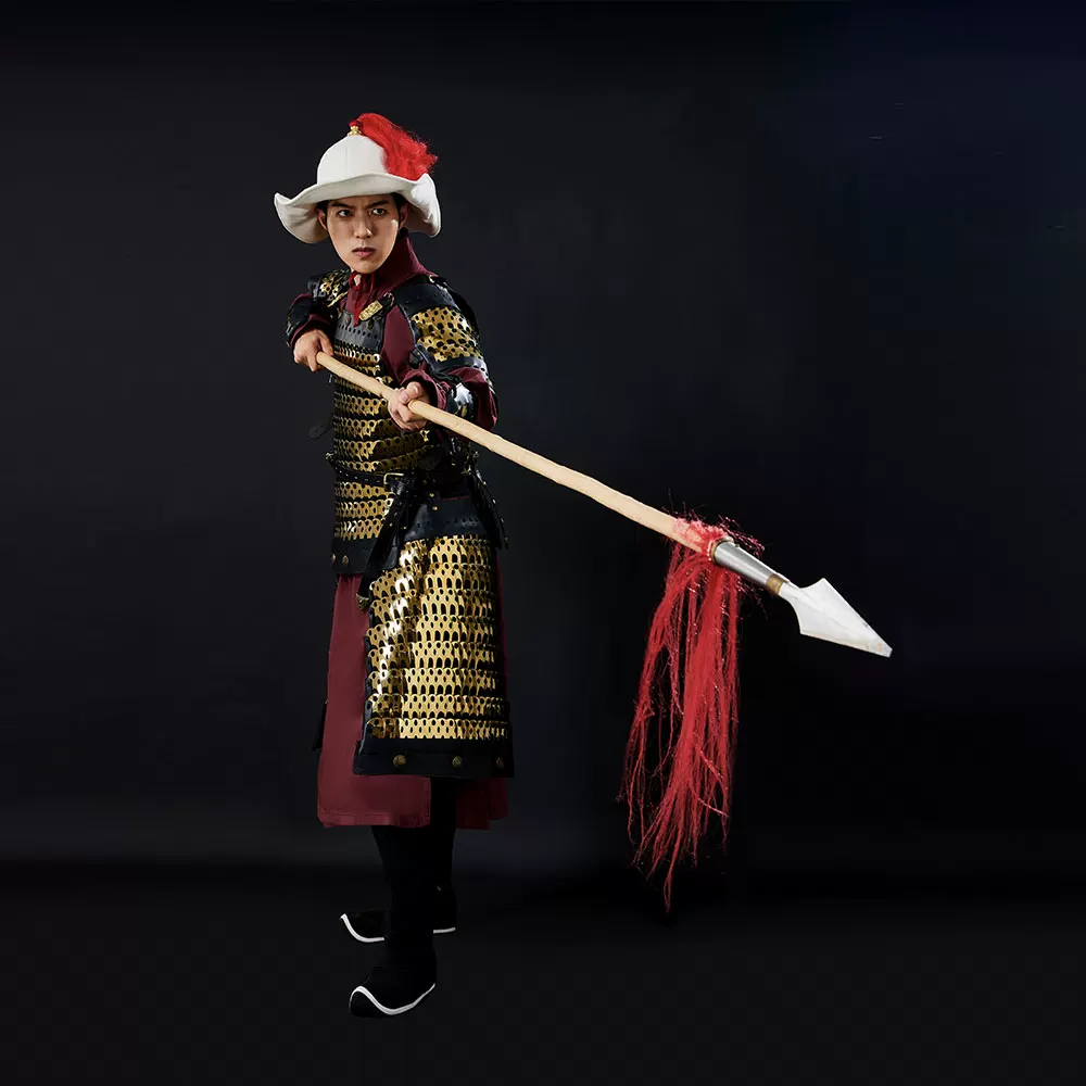Soldier Metal Lamellar Armor, Tang/Song/Ming Infantry Wearable Ancient Soldier Armor - Image 2