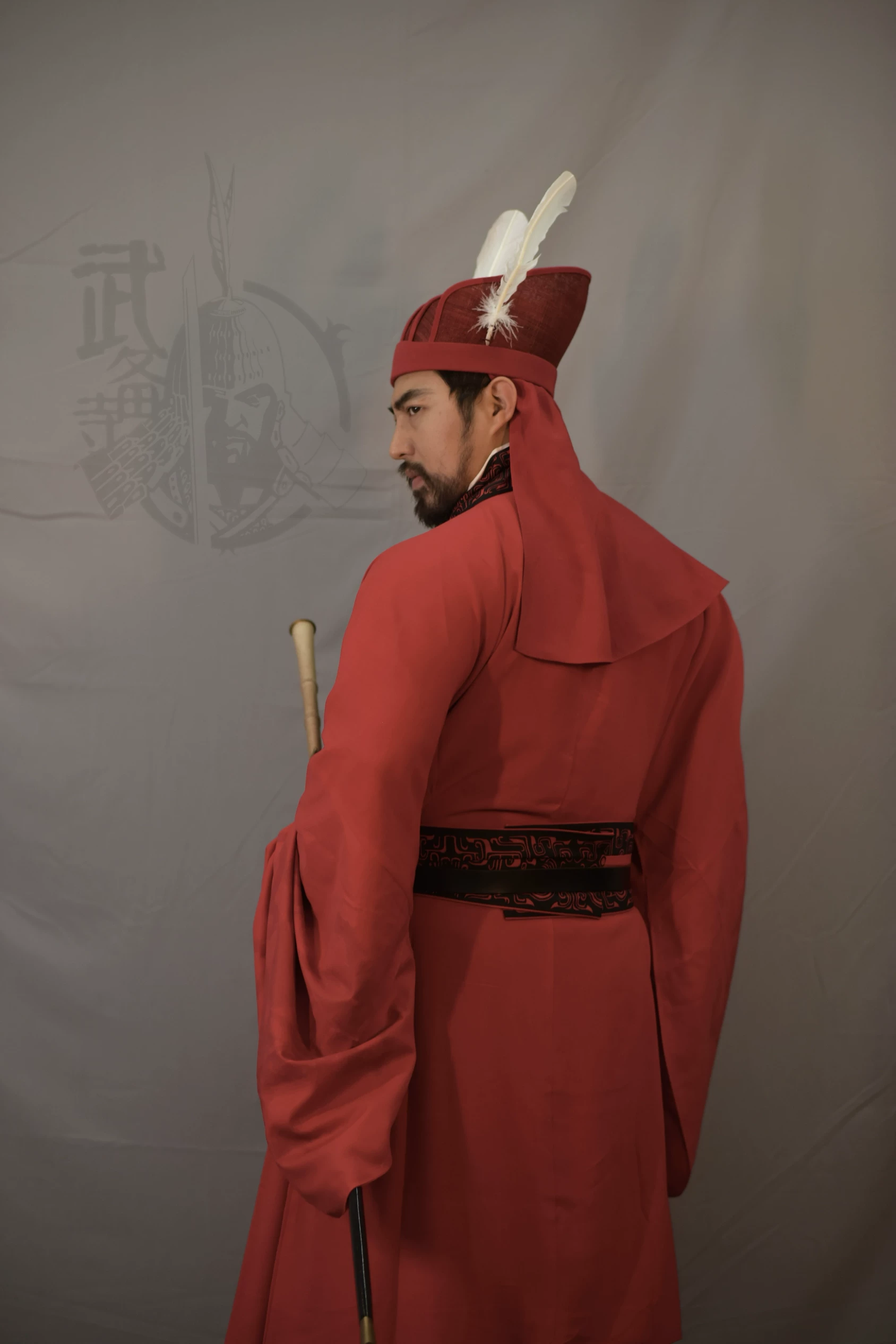Han military official court robe Three Kingdoms military official court robe Three Kingdoms general official robe Han zhiju robe - Image 2