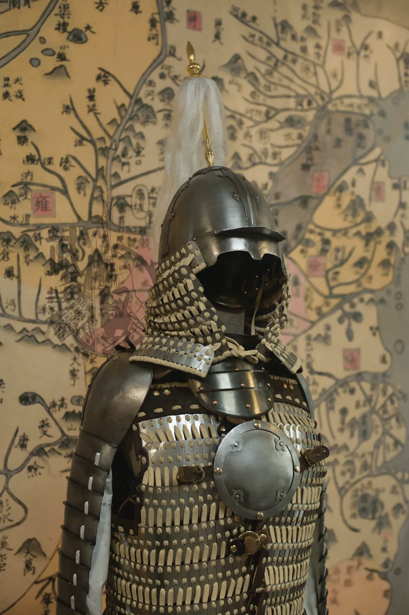 Qin Liangyu frontier battle armor women's frontier straight armor Qin Liangyu armor Ming armor - Image 2