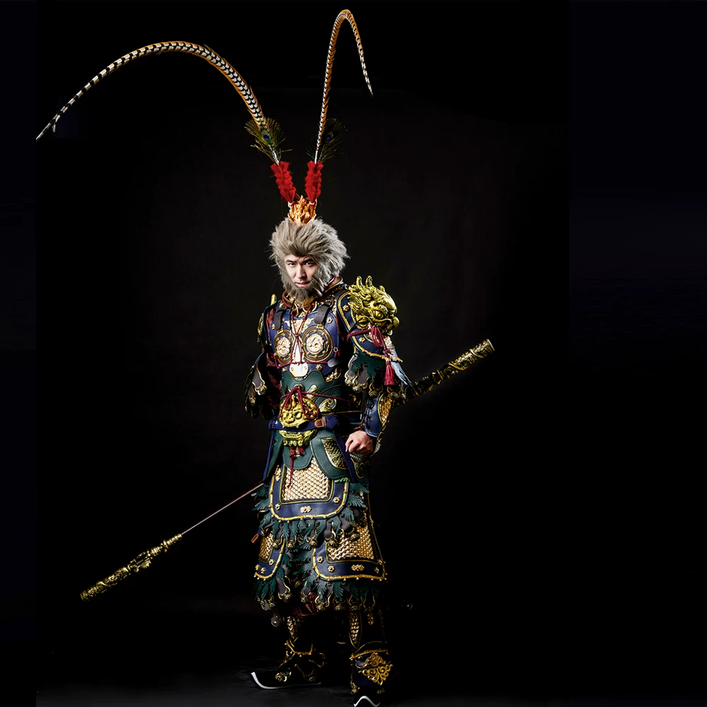 Made-to-Order Black Myth Wukong Cosplay Split Armor, Wearable Metal-Look Restored Style - Image 2