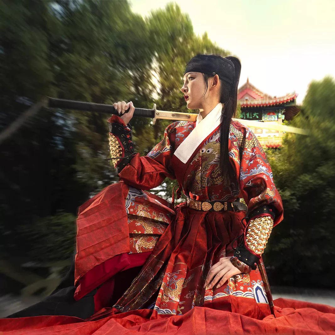 Original Golden-Python Yesa/Tieli Unisex Jinyiwei Feiyufu Python Robe, Ming Gold-Woven Hanfu - Image 2