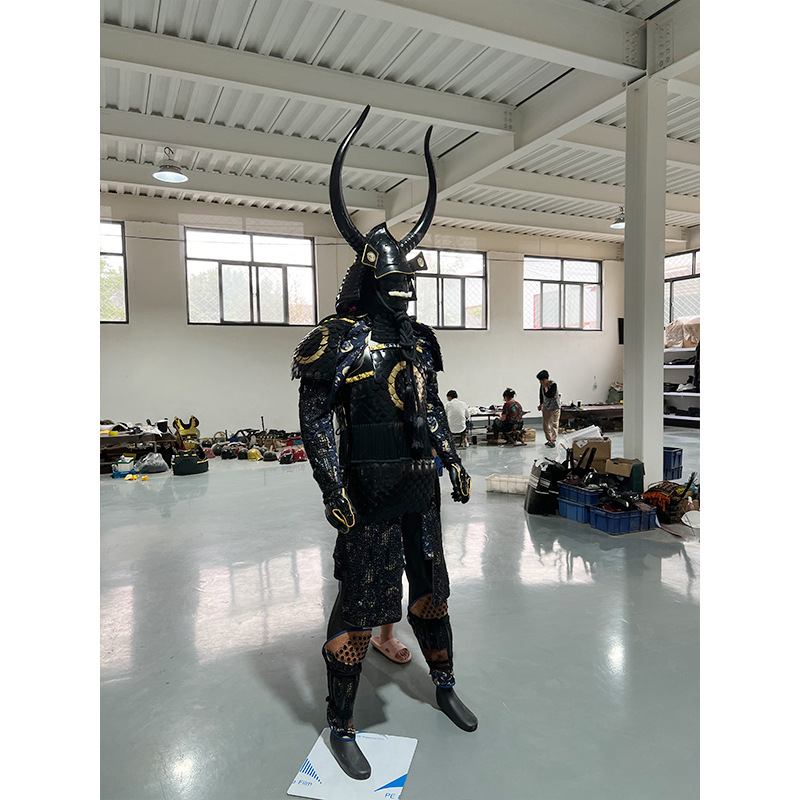 Wearable Japanese Samurai Armor Replica, Warring States Commander Style, Film Prop Costume - Image 3