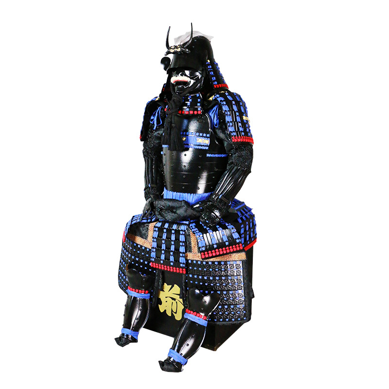 Customized Wearable Japanese Samurai Armor and Kabuto Helmet Set, Handcrafted Iron Replica for Restaurant Display - Image 5