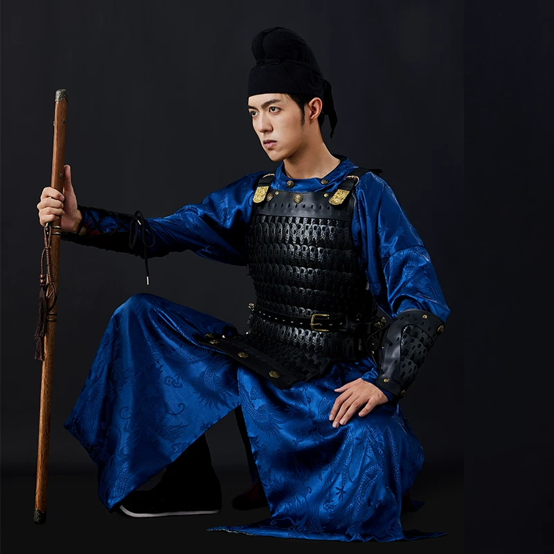 Soldier Metal Lamellar Armor, Tang/Song/Ming Infantry Wearable Ancient Soldier Armor - Image 5