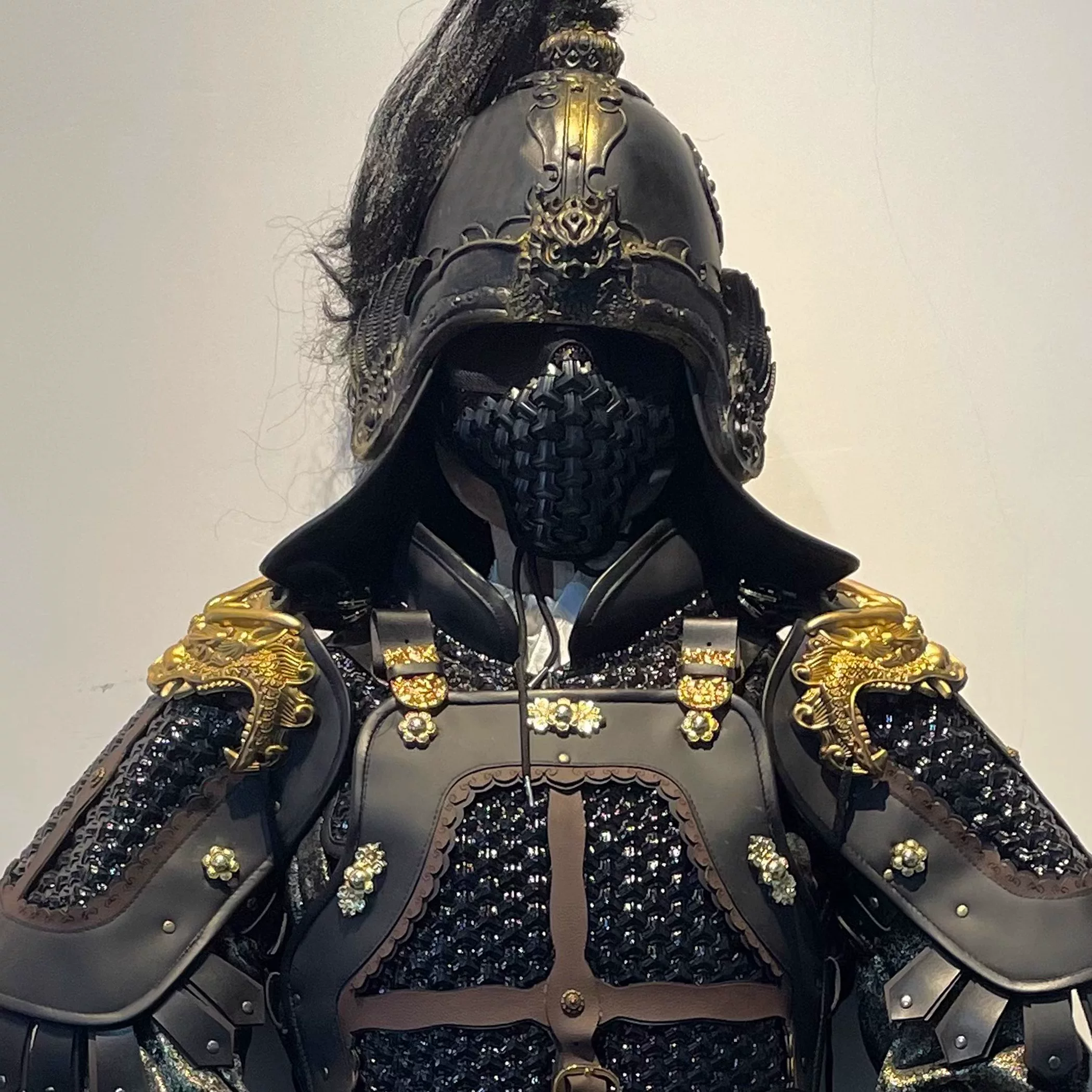 Armor Helmet & Breastplate Hat, Lightweight Cosplay Rubber Helmet Accessory, New China-Chic Wearable - Image 3