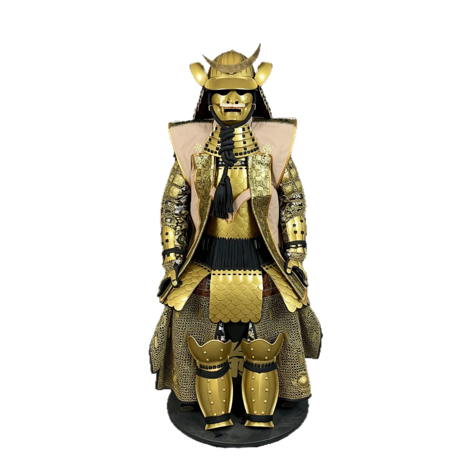 Golden Japanese-style Samurai Armor Replica Display Suit for Cultural Exhibitions and Stage Props - Image 5