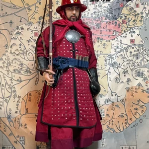 Ming firearm hand Great Ming Divine Engine Battalion Yong-character helmet Ming cloth-covered armor Ming firearms battalion