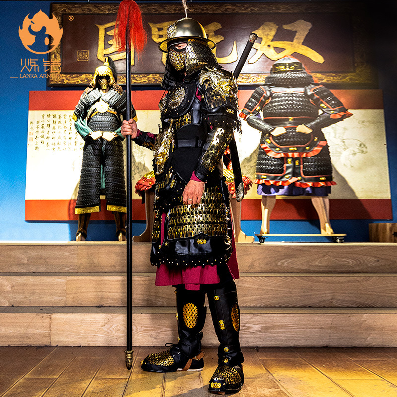 Yang Liulang Metal Armor Ring-Arm Chinese General Wearable Armor Full Set Film Prop - Image 4