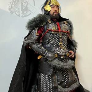 Five Dynasties Northern Han general armor black mountain-pattern armor black-iron mountain-pattern armor Northern Han general armor