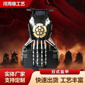 Japanese Sengoku-Style Cherry Blossom Toushamaru Half-Body Samurai Armor Figure Display