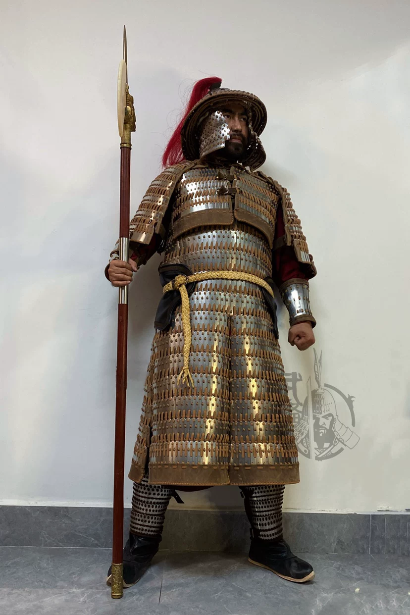 Song infantry iron armor premium fine lamellar general infantry iron armor infantry armor Song infantry armor - Image 2