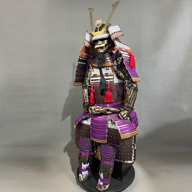 Warring States Samurai Armor Replica Iron Film & Stage Performance Costume - Image 3