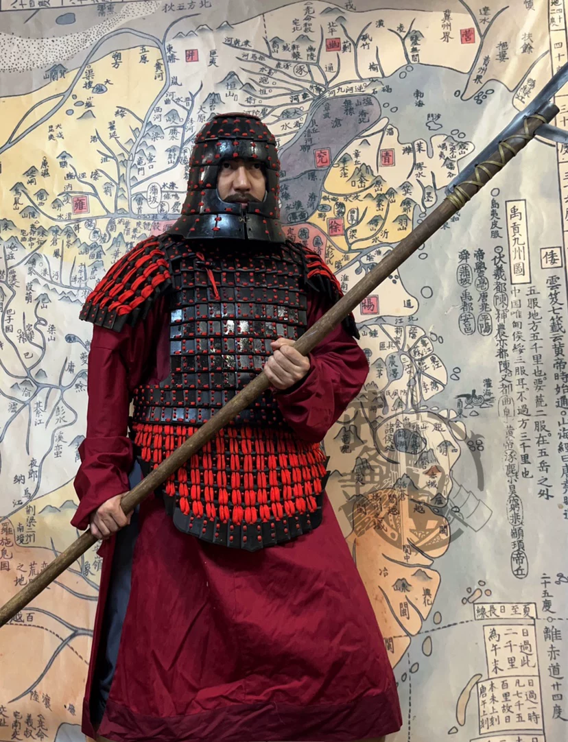 Qin leather armor Qin armor lacquered leather armor Qin armor Terracotta Warriors same style Terracotta Warriors armor - Image 2