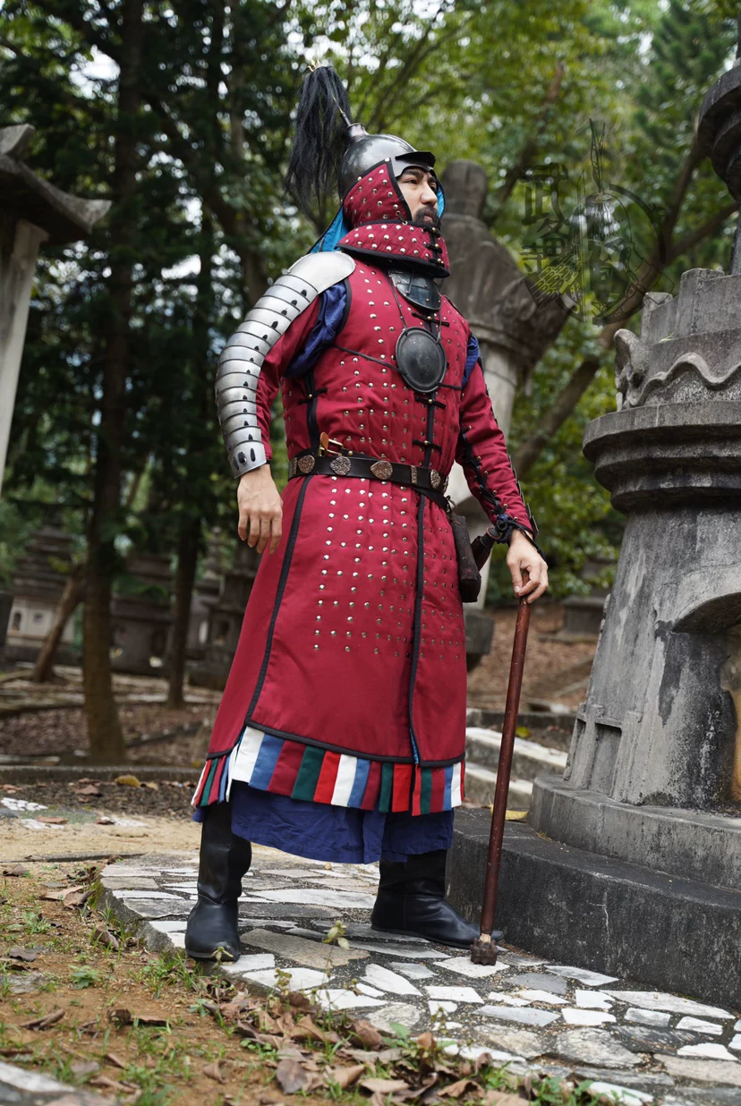 Great Ming cloth-covered armor Liaodong iron cavalry Ming army cloth-covered armor Great Ming cloth-covered armor Guanning iron cavalry - Image 4