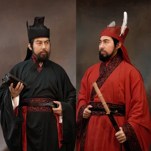 Han military official court robe Three Kingdoms military official court robe Three Kingdoms general official robe Han zhiju robe