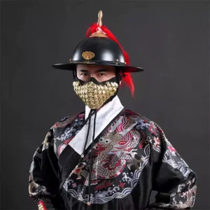 Flying-Saucer Helmet Feiyufu / Jinyiwei Adjustable Ming Steel Helmet, Unisex