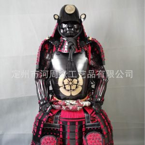 Wearable Japanese Samurai Armor Replica Iron Construction Film and Television Prop for Restaurant Display