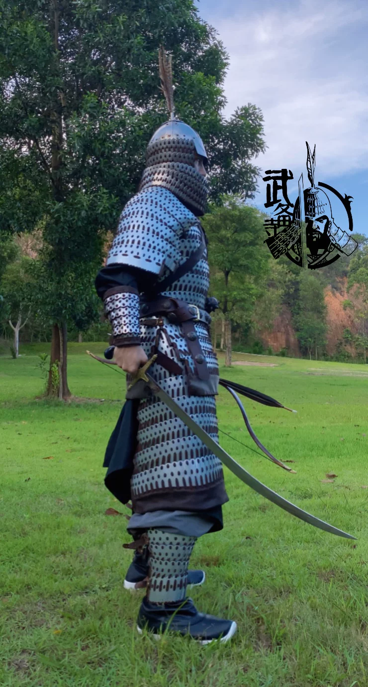 Iron Pagoda (Tiefutu) heavy infantry Iron Pagoda (Tiefutu) heavy cavalry heavy infantry iron-can style armor Jin people armor - Image 2