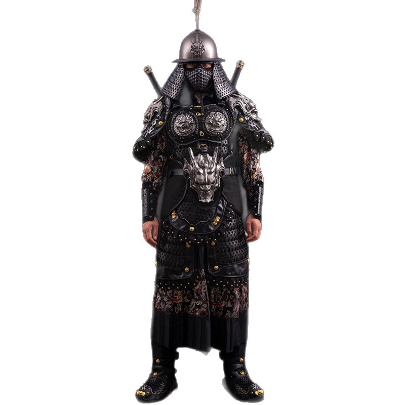 Handmade Chinese Split-Piece Armor, Ming and Song Dynasty Style, Metal Wearable Film Prop - Image 5