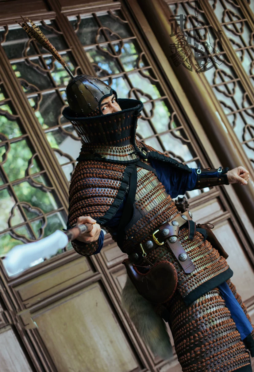 Sixteen Kingdoms Xianbei cavalry Wei-Jin cavalry armor Wei-Jin armor Wei-Jin iron armor cavalry armor - Image 3