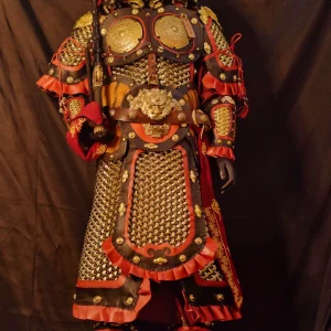 Qin Qiong figurine 1:1 enlarged edition Qin Qiong mingguang mountain-pattern armor