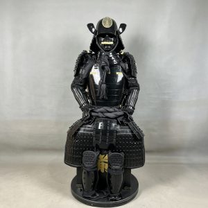 Japanese-style Black Samurai Armor Replica, Display and Film Prop Suit