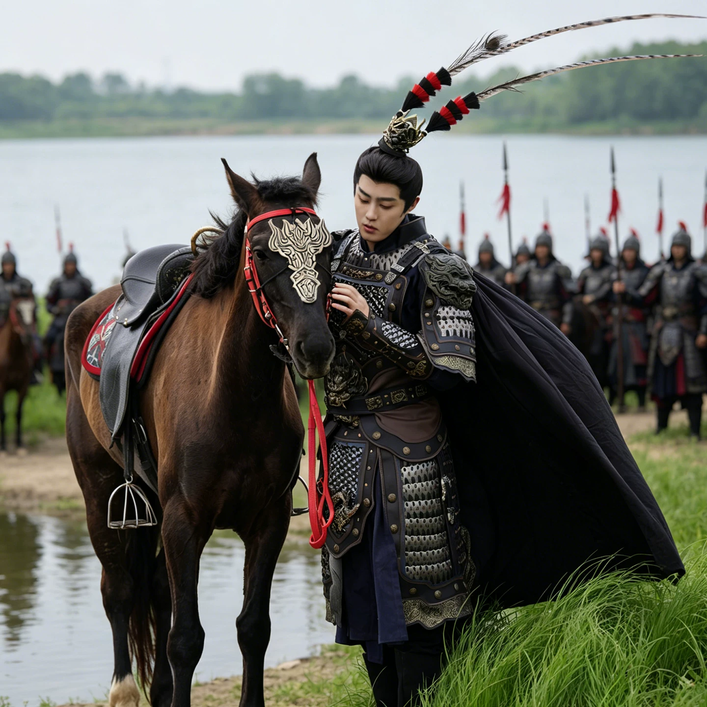 Zhu Yu / Zhang Linghe Same-Style Wu'an Marquis Armor, Wearable Cosplay Performance General Armor - Image 2
