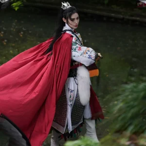 Premium Feiyufu Cloak / Hanfu Cape Accessory, Flowing Drape for General Armor Looks