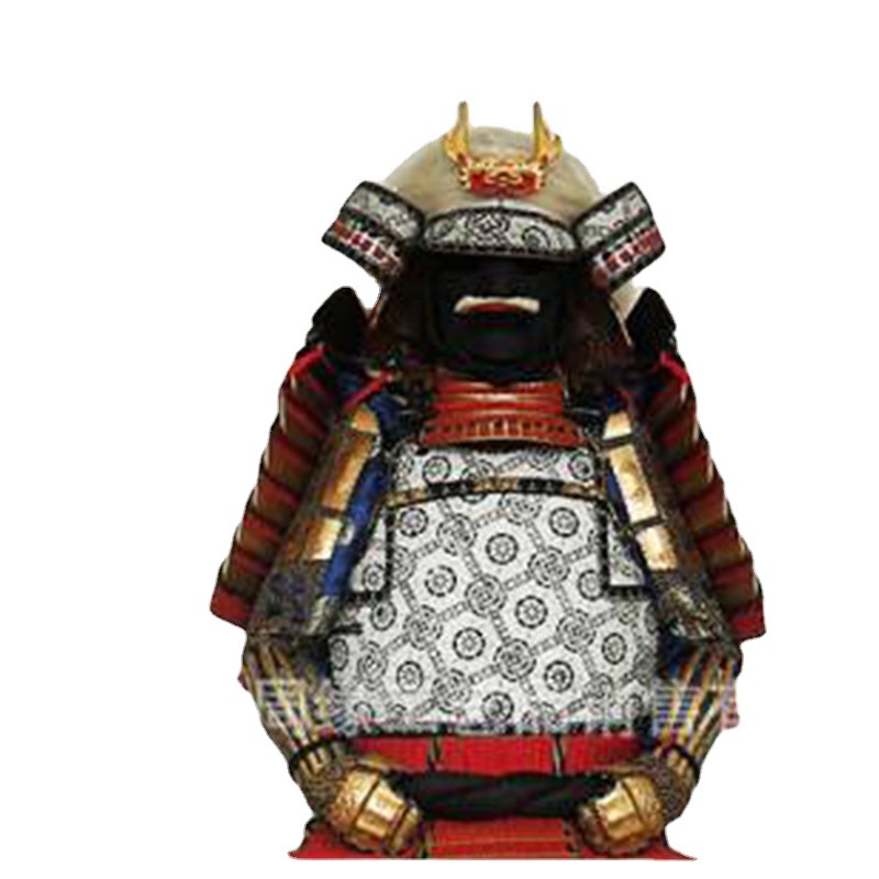 Wearable Takeda Shingen-style Samurai Armor Replica Film Prop with Wooden Case - Image 5