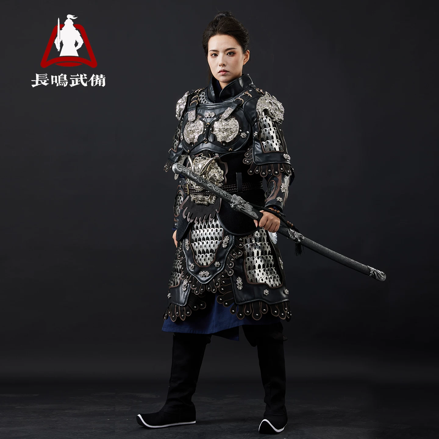 Mingguang Split Lamellar Metal Battle Armor Full Set, Ancient-Style Wearable Armor - Image 4