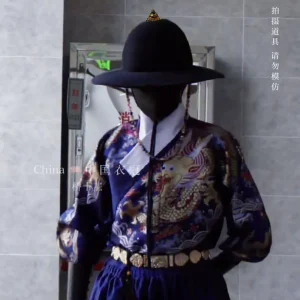 Ming Large Hat Feiyufu / Jinyiwei Headwear, Restored Ming Men's Traditional Hanfu Hat