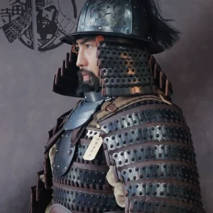 Ming iron-sheet lamellar Ming frontier army armor Ming iron armor Ming dynasty armor
