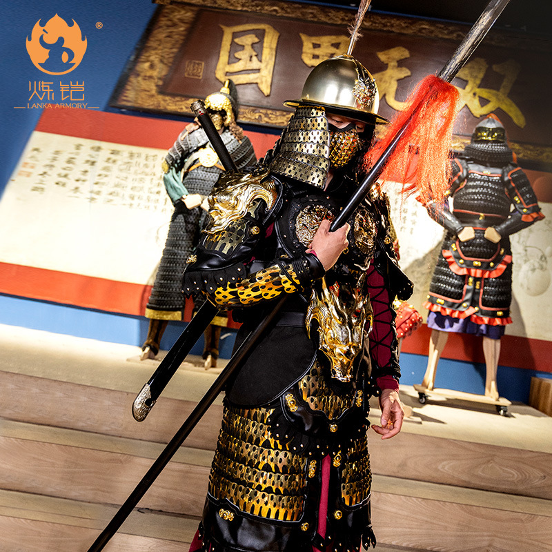 Yang Liulang Metal Armor Ring-Arm Chinese General Wearable Armor Full Set Film Prop - Image 2