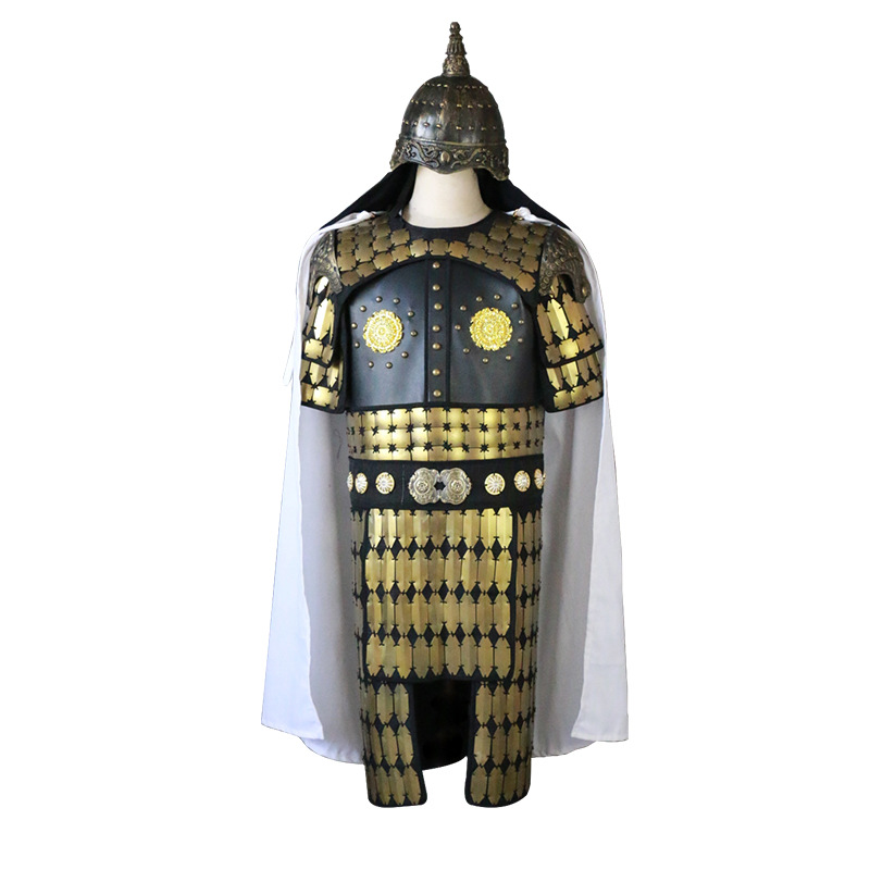 Wearable Ancient Soldier Armor Stage Costume, Iron Construction, Film Prop Replica - Image 5