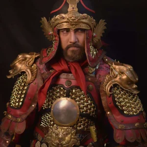 Ming Zhen'guo General armor Great Ming mountain-pattern armor Ming armor