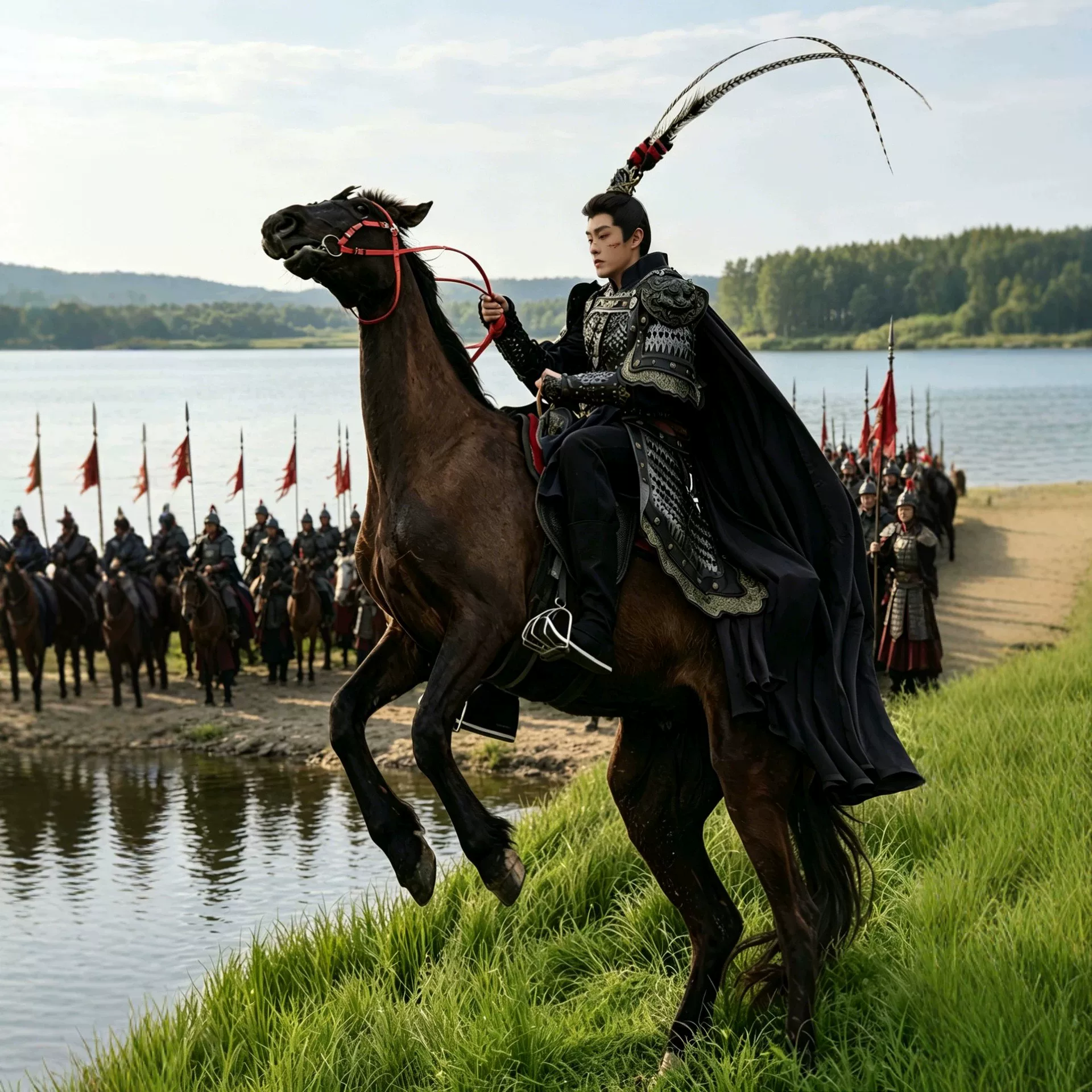 Zhu Yu / Zhang Linghe Same-Style Wu'an Marquis Armor, Wearable Cosplay Performance General Armor - Image 3