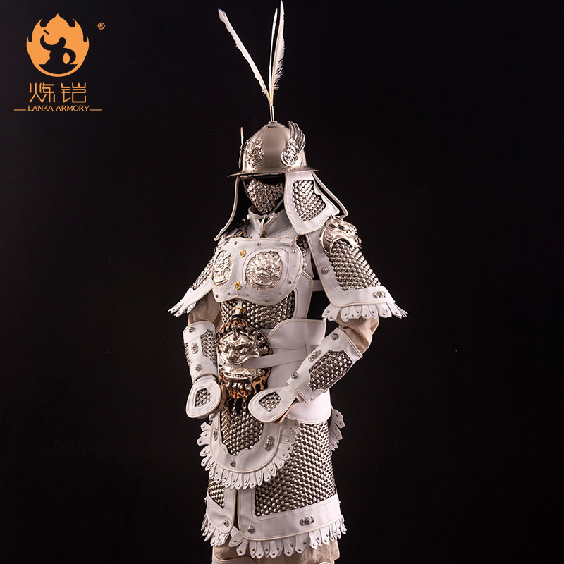 Little General Chivalrous Ancient Costume Wearable Armor, Unisex Stage Performance Cosplay Armor Clothing - Image 4