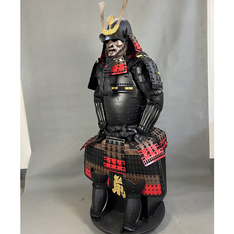 Japanese Samurai Armor Replica Film Prop Costume, Iron Construction, Classical Style, Adult Display Ornament - Image 2