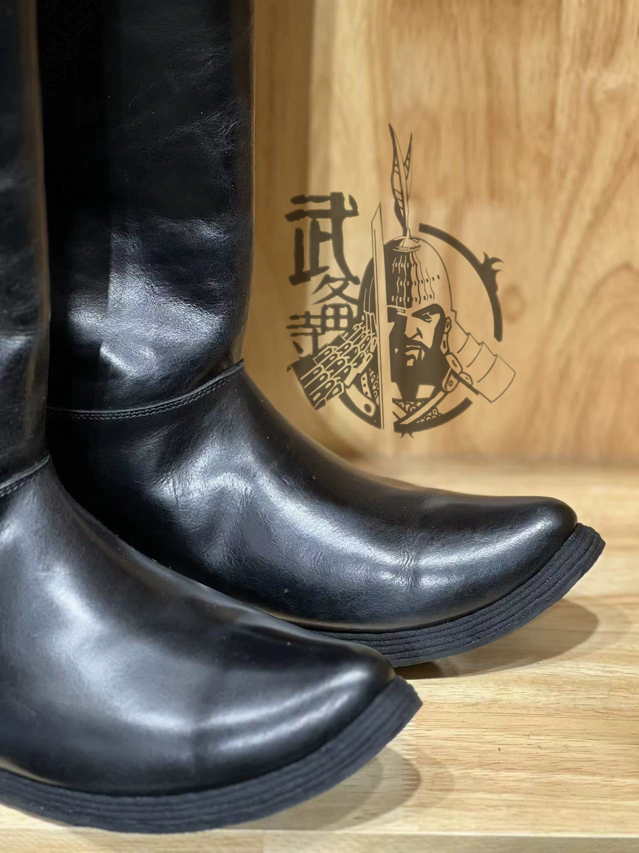 Tang boots liuhe leather boots pure-leather liuhe boots Tang leather boots liuhe boots ancient leather boots - Image 5
