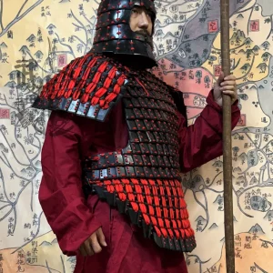 Qin leather armor Qin armor lacquered leather armor Qin armor Terracotta Warriors same style Terracotta Warriors armor