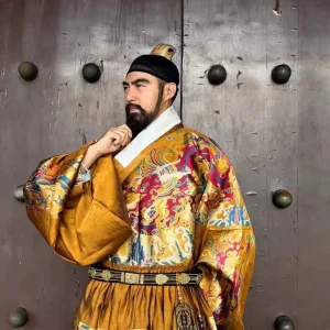 Feiyufu tieli fragrant-yellow feiyufu Ming Hanfu feiyufu tieli feiyufu
