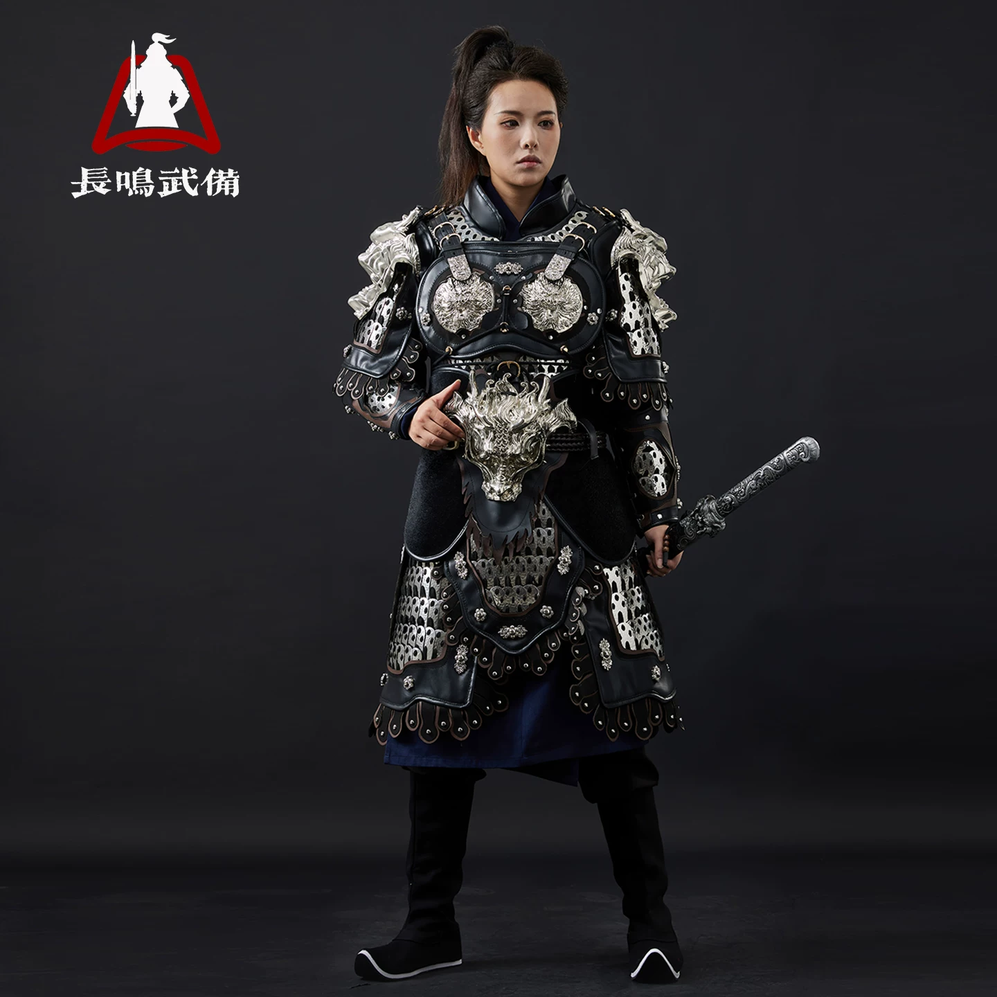 Mingguang Split Lamellar Metal Battle Armor Full Set, Ancient-Style Wearable Armor - Image 2