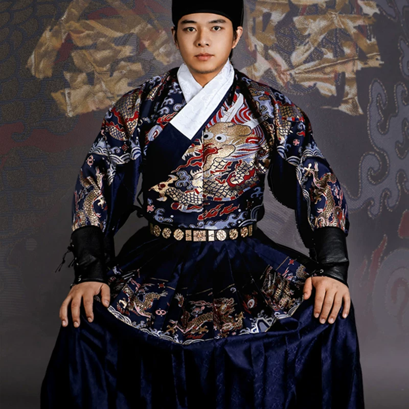 Authentic Golden-Python Yesa/Tieli Unisex Jinyiwei Feiyufu Python Robe, Ming Gold-Woven Hanfu 2025 - Image 3