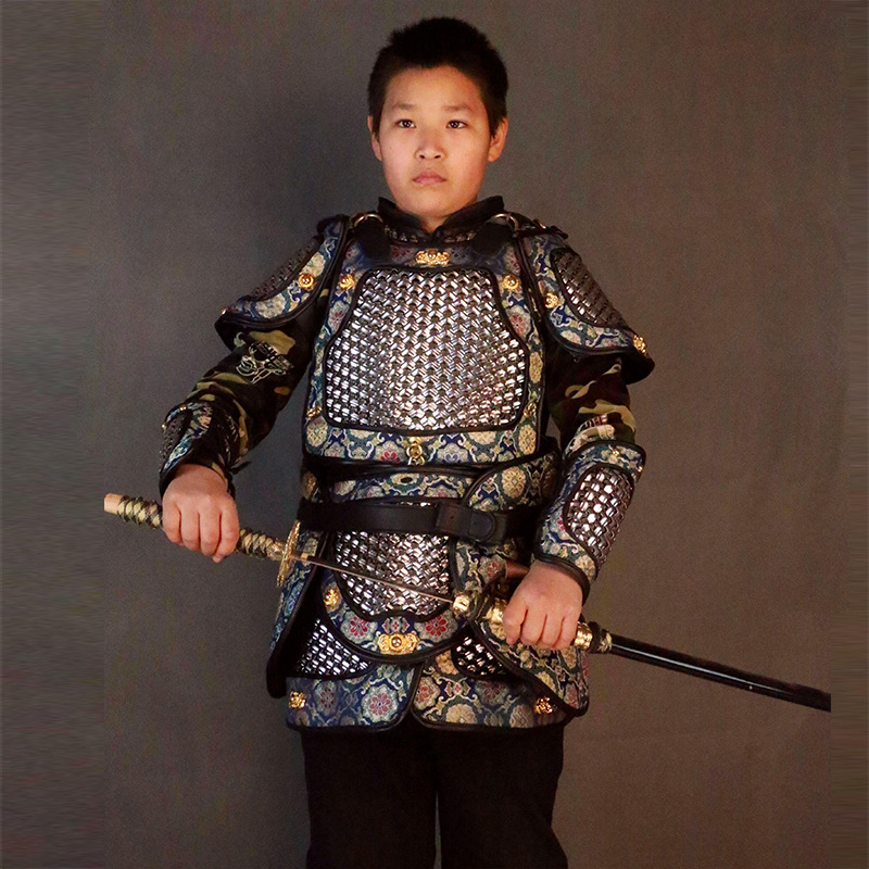 Ancient Chinese General Armor Robe Replica Spring and Autumn Warring States Style Iron Construction - Image 3